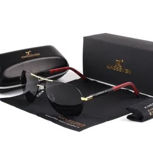 Vintage Aluminum Polarized Sunglasses Coating Lens Driving Eyewear