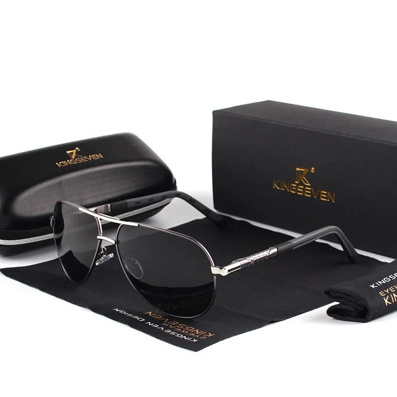 Vintage Aluminum Polarized Sunglasses Coating Lens Driving Eyewear