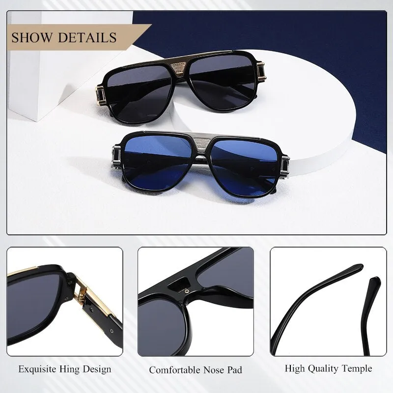 Vintage Classic Pilot Sunglasses For Men Anti Glare Mirror Driving Male Sun Glasses Trending Products Women shades