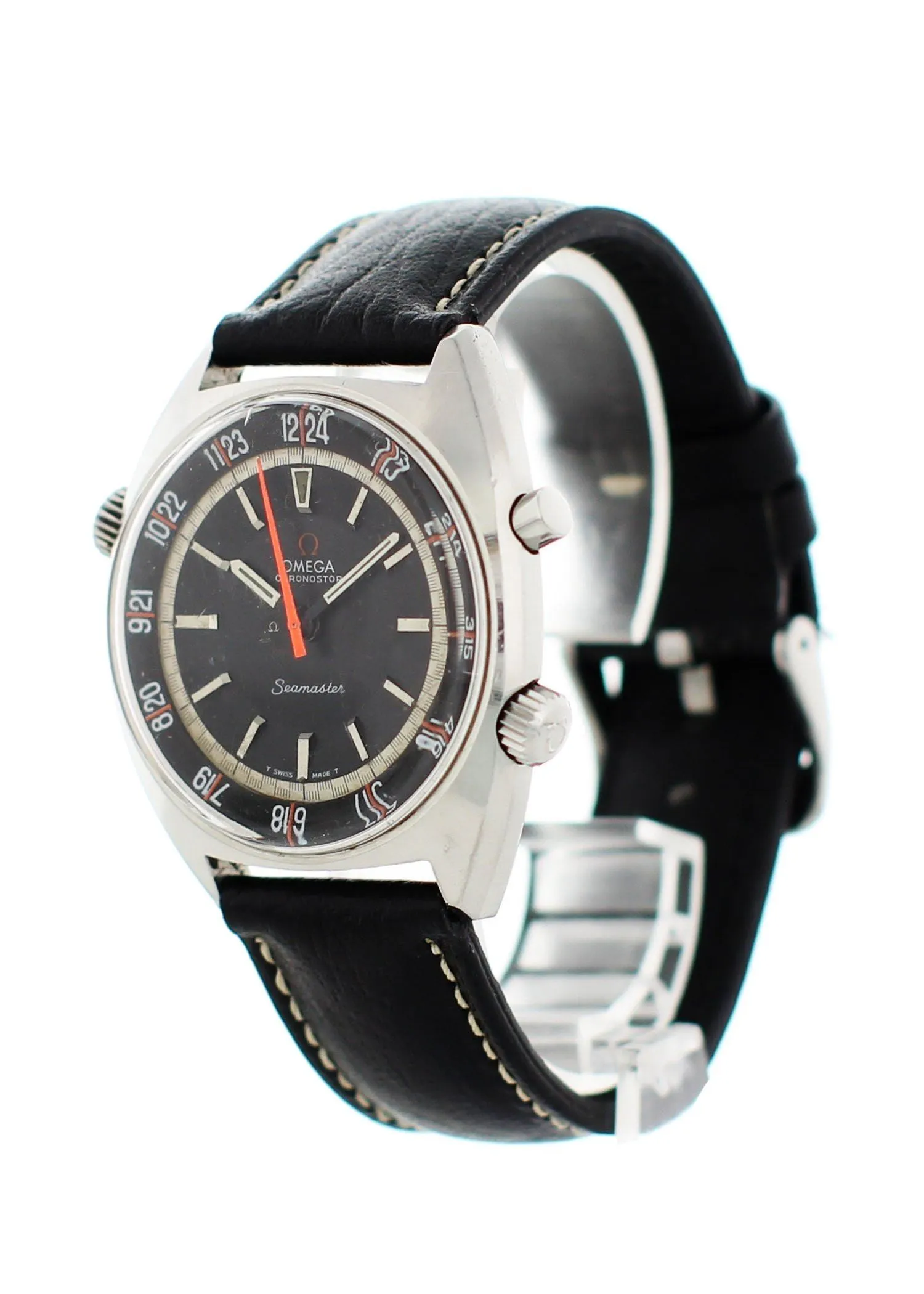 Vintage Omega Seamaster Pilot Chronostop 145.008 Caliber 865