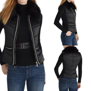 White House Black Market Chain Puffer Vest