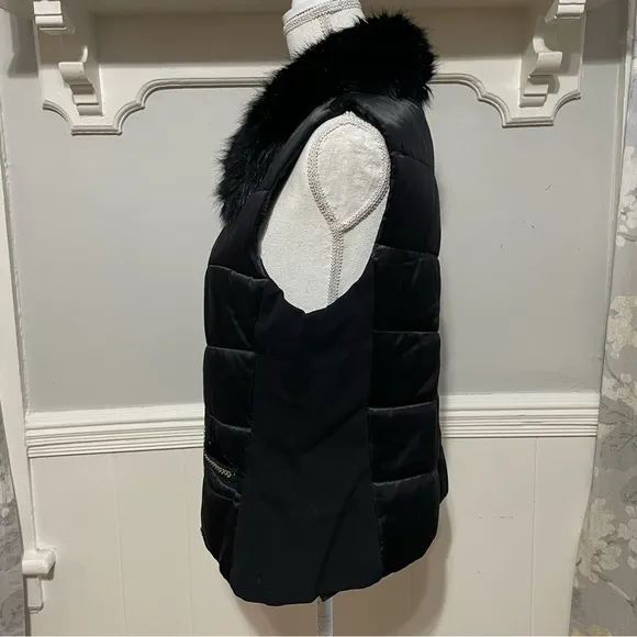 White House Black Market Chain Puffer Vest